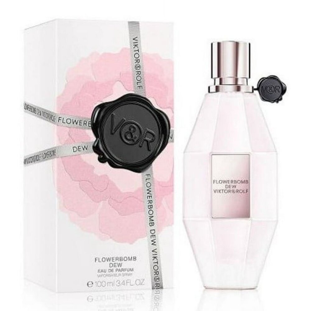 Viktor & Rolf Flowerbomb Dew EDP Floral Rose Pear Musk-Mini 7ml-0.24oz-BOXED-NEW - Picture 3 of 14